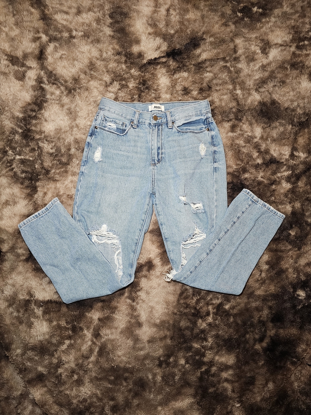 JBD Light Wash Distressed Jeans